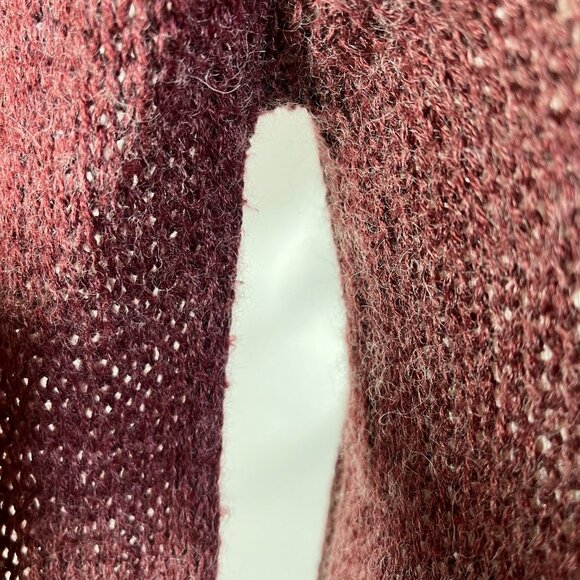 Cheap Monday Size S Red Open-Knit Pullover Sweater - Picture 6 of 10
